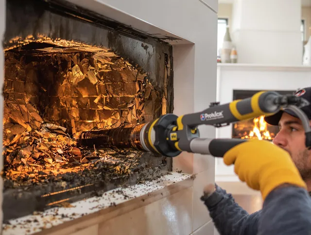 Professional chimney cleaning by Euclid Chimney Sweep in Euclid, OH
