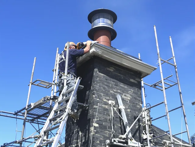 Sturdy chimney crown finished by Euclid Chimney Sweep in Euclid, OH