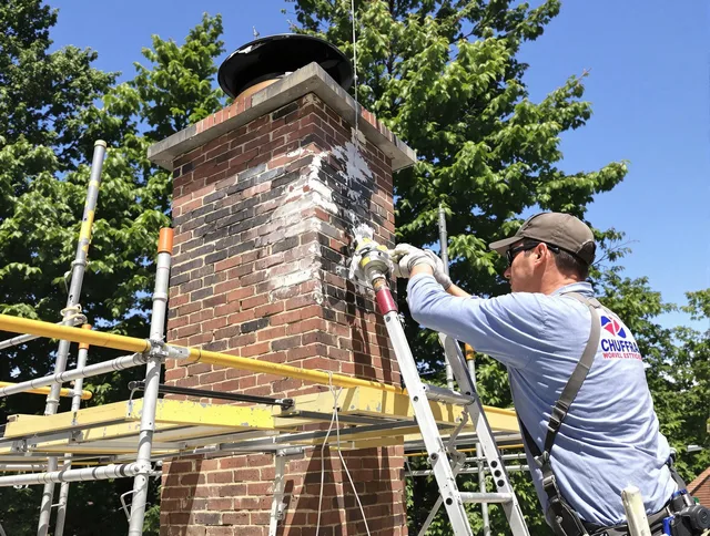 Structural chimney repair by Euclid Chimney Sweep in Euclid, OH