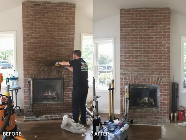 Finished chimney sweeping service by Euclid Chimney Sweep in Euclid, OH
