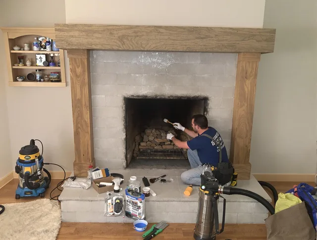 Detailed creosote removal process by Euclid Chimney Sweep in Euclid, OH